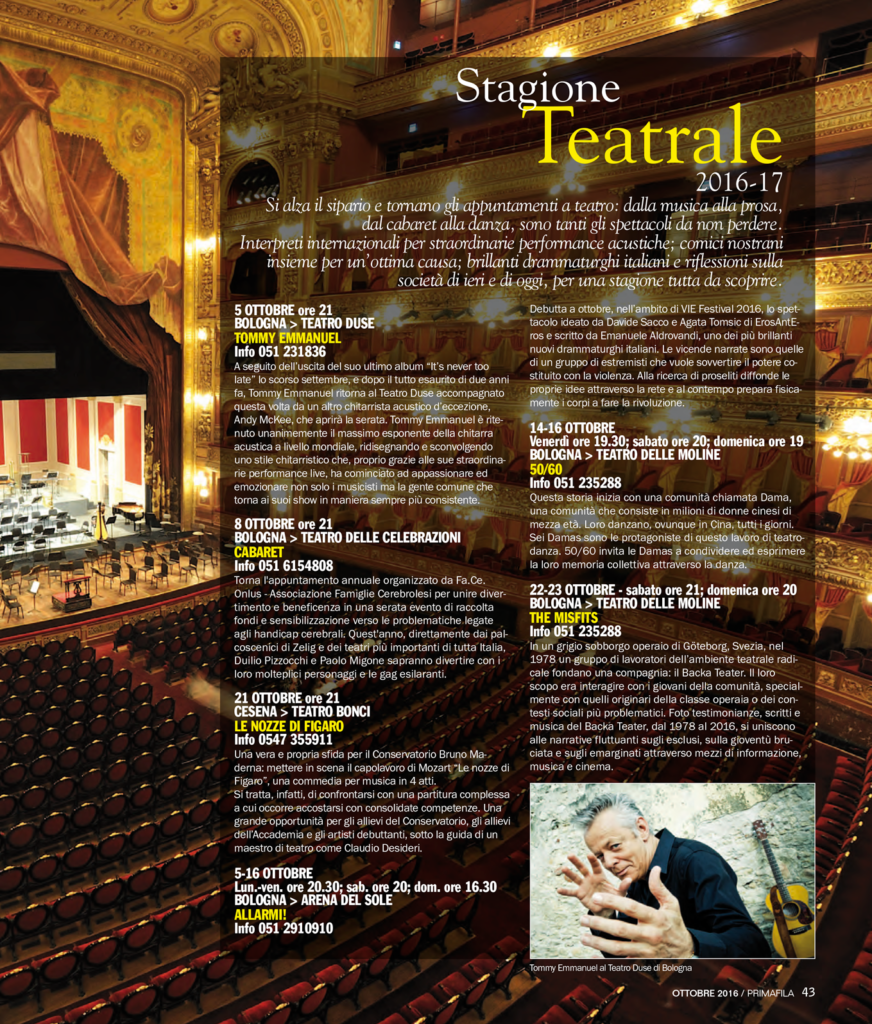 stagione teatrale 2016-2017